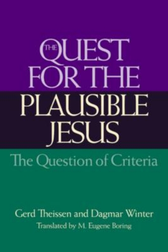 Picture of QUEST FOR THE PLAUSIBLE JESUS