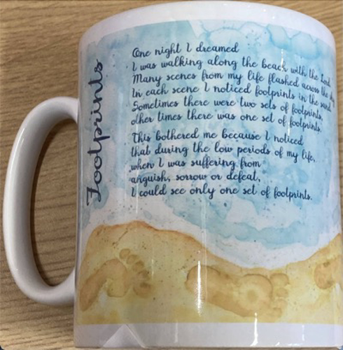 Picture of Footprints Mug