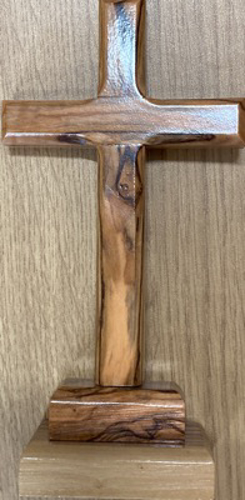 Picture of Olive Wood Standing Cross 16cm