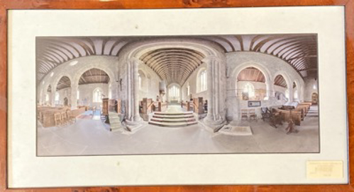 Picture of PANORAMIC PRINT BOSHAM CHURCH