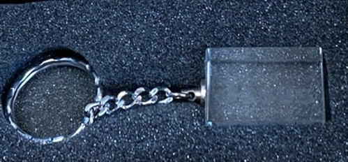 Picture of Glass Keyring