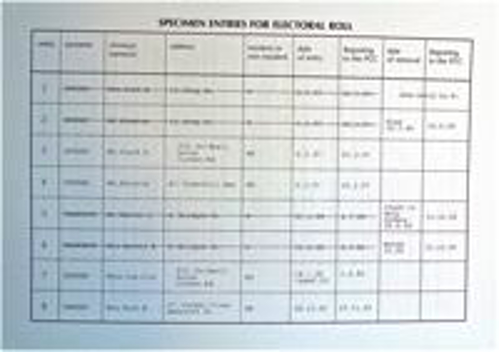 Picture of SGI ELECTORAL ROLL APPLICATION (PK