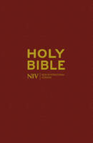 Picture of NIV Popular Burgundy Hardback Bible: New International Version