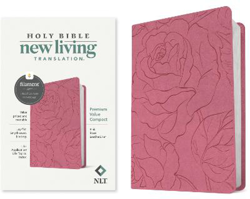 Picture of Nlt Premium Value Compact Bible, Filament Edition, Pink