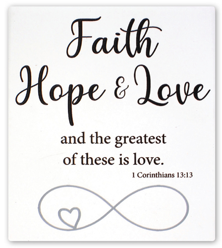 Picture of Cbc Faith Hope Ceramic Plaque 38281