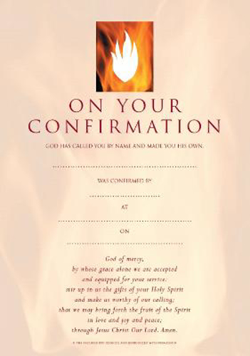 Picture of Confirmation Certificates (pack Of 20)
