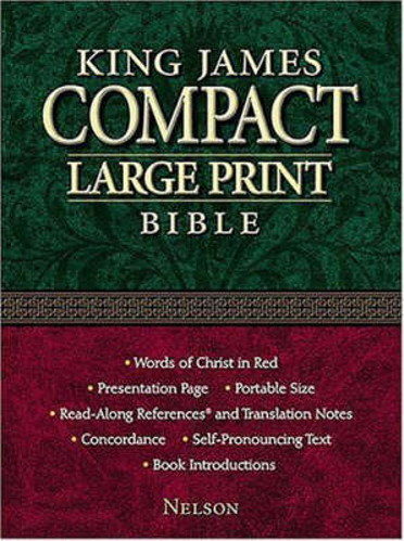 Picture of HOLY BIBLE KJV COMPACT LARGE PRINT