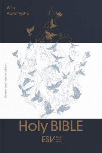 Picture of Esv Holy Bible With Apocrypha, Anglicized Deluxe Leatherette Edition: English Standard Version