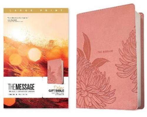 Picture of Message Deluxe Gift Bible, Large Print, Dusty Pink: The Bible In Contemporary Language